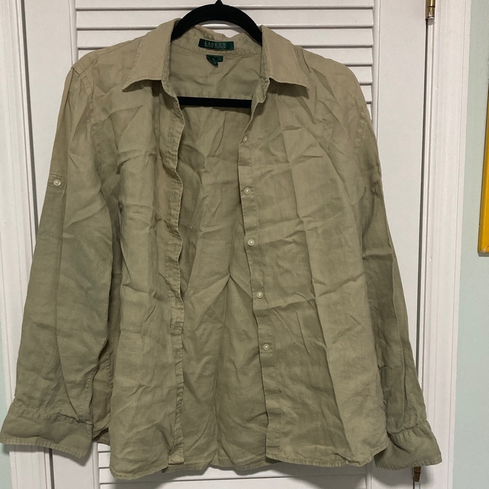 Ralph Lauren Men's Tan Shirt